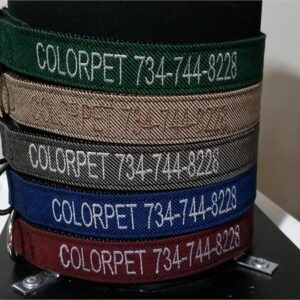 Embroidered Maya Personalized Dog Collar